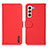 Custodia Portafoglio In Pelle Cover con Supporto B01H per Samsung Galaxy S21 FE 5G Rosso