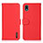 Custodia Portafoglio In Pelle Cover con Supporto B01H per Sony Xperia Ace III Rosso