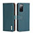 Custodia Portafoglio In Pelle Cover con Supporto B01H per Xiaomi Mi 10T Pro 5G Verde