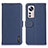 Custodia Portafoglio In Pelle Cover con Supporto B01H per Xiaomi Mi 12 Lite 5G Blu