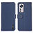 Custodia Portafoglio In Pelle Cover con Supporto B01H per Xiaomi Mi 12 Pro 5G Blu