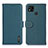 Custodia Portafoglio In Pelle Cover con Supporto B01H per Xiaomi Redmi 9C Verde