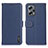 Custodia Portafoglio In Pelle Cover con Supporto B01H per Xiaomi Redmi Note 11T Pro 5G Blu