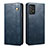 Custodia Portafoglio In Pelle Cover con Supporto B01S per Samsung Galaxy A33 5G Blu