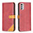 Custodia Portafoglio In Pelle Cover con Supporto B02F per Motorola Moto E32