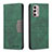 Custodia Portafoglio In Pelle Cover con Supporto B02F per Motorola Moto G Stylus (2022) 4G Verde