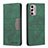 Custodia Portafoglio In Pelle Cover con Supporto B02F per Motorola Moto G Stylus (2022) 5G Verde