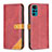 Custodia Portafoglio In Pelle Cover con Supporto B02F per Motorola Moto G22