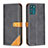 Custodia Portafoglio In Pelle Cover con Supporto B02F per Motorola Moto G42