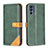 Custodia Portafoglio In Pelle Cover con Supporto B02F per Motorola Moto G62 5G