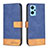 Custodia Portafoglio In Pelle Cover con Supporto B02F per Oppo K10 4G