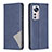 Custodia Portafoglio In Pelle Cover con Supporto B02F per Xiaomi Mi 12 5G Blu