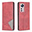 Custodia Portafoglio In Pelle Cover con Supporto B02F per Xiaomi Mi 12 Pro 5G Rosso