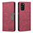 Custodia Portafoglio In Pelle Cover con Supporto B02F per Xiaomi Poco M3 Rosso