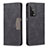 Custodia Portafoglio In Pelle Cover con Supporto B02F per Xiaomi Redmi K30S 5G Nero