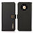 Custodia Portafoglio In Pelle Cover con Supporto B02H per Huawei Mate 40 Pro Nero