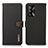 Custodia Portafoglio In Pelle Cover con Supporto B02H per Oppo A74 4G Nero