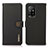 Custodia Portafoglio In Pelle Cover con Supporto B02H per Oppo F19 Pro Nero