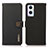 Custodia Portafoglio In Pelle Cover con Supporto B02H per Oppo Reno7 Lite 5G Nero