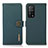 Custodia Portafoglio In Pelle Cover con Supporto B02H per Xiaomi Mi 10T 5G Verde