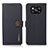 Custodia Portafoglio In Pelle Cover con Supporto B02H per Xiaomi Poco X3 NFC