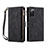 Custodia Portafoglio In Pelle Cover con Supporto B02S per Samsung Galaxy S20 FE 5G Nero