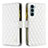 Custodia Portafoglio In Pelle Cover con Supporto B03F per Motorola Moto Edge S30 5G Bianco