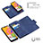 Custodia Portafoglio In Pelle Cover con Supporto B03F per Samsung Galaxy A01 SM-A015