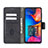 Custodia Portafoglio In Pelle Cover con Supporto B03F per Samsung Galaxy A20