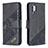 Custodia Portafoglio In Pelle Cover con Supporto B03F per Samsung Galaxy Note 10 Plus 5G Nero