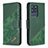 Custodia Portafoglio In Pelle Cover con Supporto B03F per Samsung Galaxy S20 Ultra 5G Verde