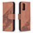 Custodia Portafoglio In Pelle Cover con Supporto B03F per Xiaomi Poco M3