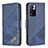 Custodia Portafoglio In Pelle Cover con Supporto B03F per Xiaomi Redmi Note 11 Pro+ Plus 5G Blu