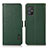 Custodia Portafoglio In Pelle Cover con Supporto B03H per Asus Zenfone 8 ZS590KS Verde