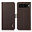 Custodia Portafoglio In Pelle Cover con Supporto B03H per Google Pixel 7 5G Marrone