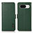 Custodia Portafoglio In Pelle Cover con Supporto B03H per Google Pixel 8 5G Verde