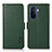 Custodia Portafoglio In Pelle Cover con Supporto B03H per Huawei Nova Y70 Verde