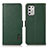 Custodia Portafoglio In Pelle Cover con Supporto B03H per Motorola Moto G Stylus (2021) Verde