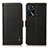 Custodia Portafoglio In Pelle Cover con Supporto B03H per Oppo A54s Nero