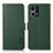 Custodia Portafoglio In Pelle Cover con Supporto B03H per Oppo F21 Pro 4G Verde