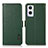 Custodia Portafoglio In Pelle Cover con Supporto B03H per Oppo F21 Pro 5G Verde