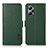 Custodia Portafoglio In Pelle Cover con Supporto B03H per Oppo K10 Pro 5G Verde