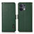 Custodia Portafoglio In Pelle Cover con Supporto B03H per Oppo Reno8 Pro+ Plus 5G Verde