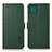 Custodia Portafoglio In Pelle Cover con Supporto B03H per Samsung Galaxy A22 5G Verde