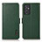 Custodia Portafoglio In Pelle Cover con Supporto B03H per Samsung Galaxy Quantum2 5G Verde