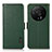 Custodia Portafoglio In Pelle Cover con Supporto B03H per Xiaomi Mi 12 Ultra 5G Verde