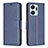 Custodia Portafoglio In Pelle Cover con Supporto B04F per Huawei Honor X7a