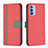 Custodia Portafoglio In Pelle Cover con Supporto B04F per Motorola Moto G41