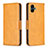 Custodia Portafoglio In Pelle Cover con Supporto B04F per Samsung Galaxy A04E Marrone Chiaro