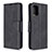 Custodia Portafoglio In Pelle Cover con Supporto B04F per Samsung Galaxy A41 Nero